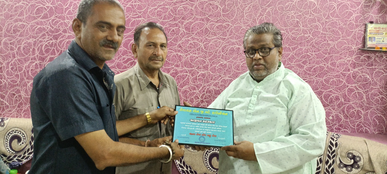 Volunteers with Sevayagna Foundation